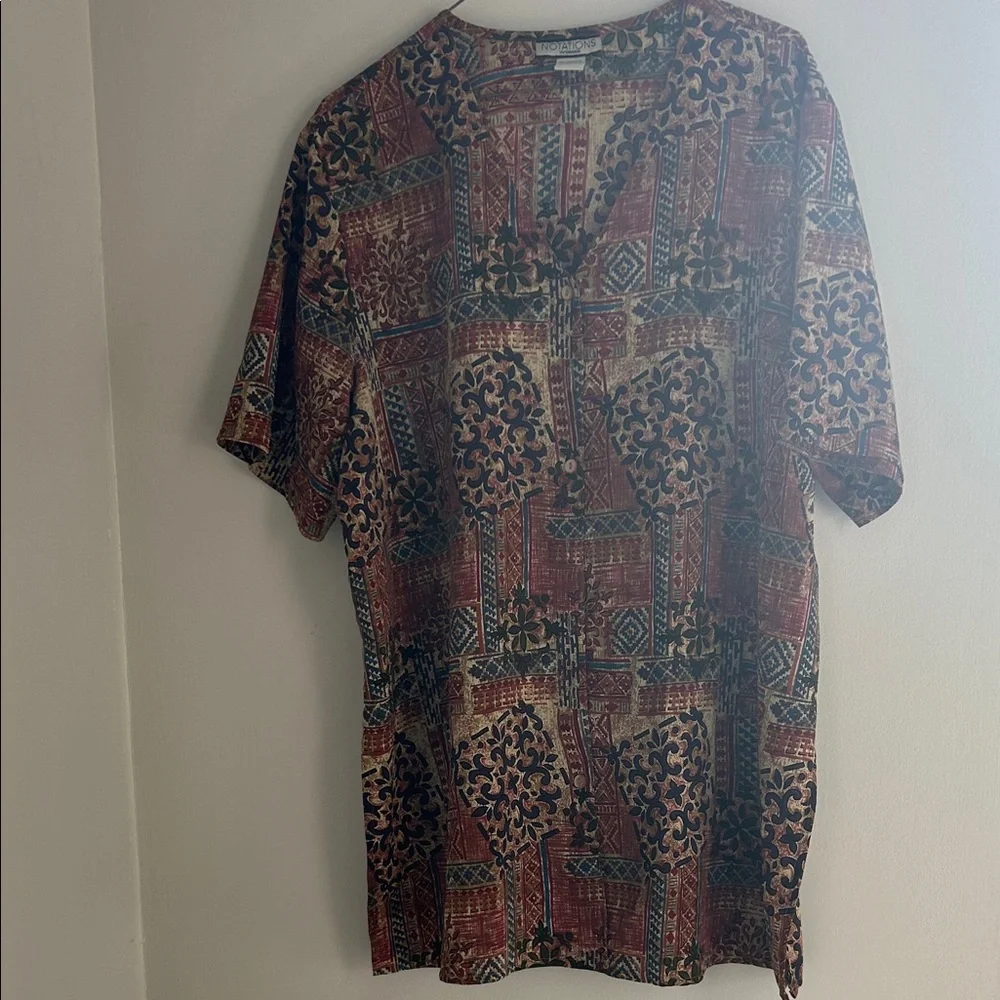 💛Multicolor Patterned button down - Picture 2 of 5